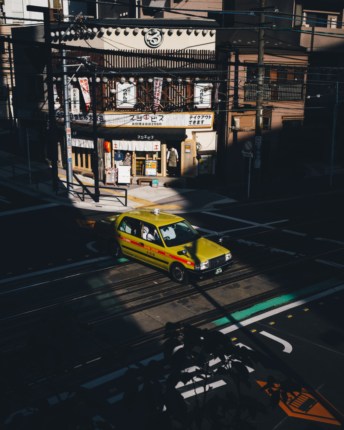 東京大塚のれん街とタクシー